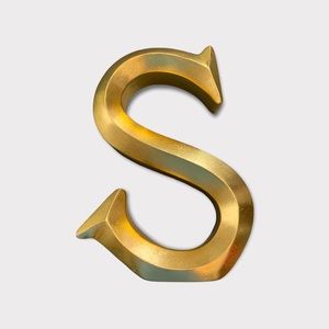 Gold S Monogram